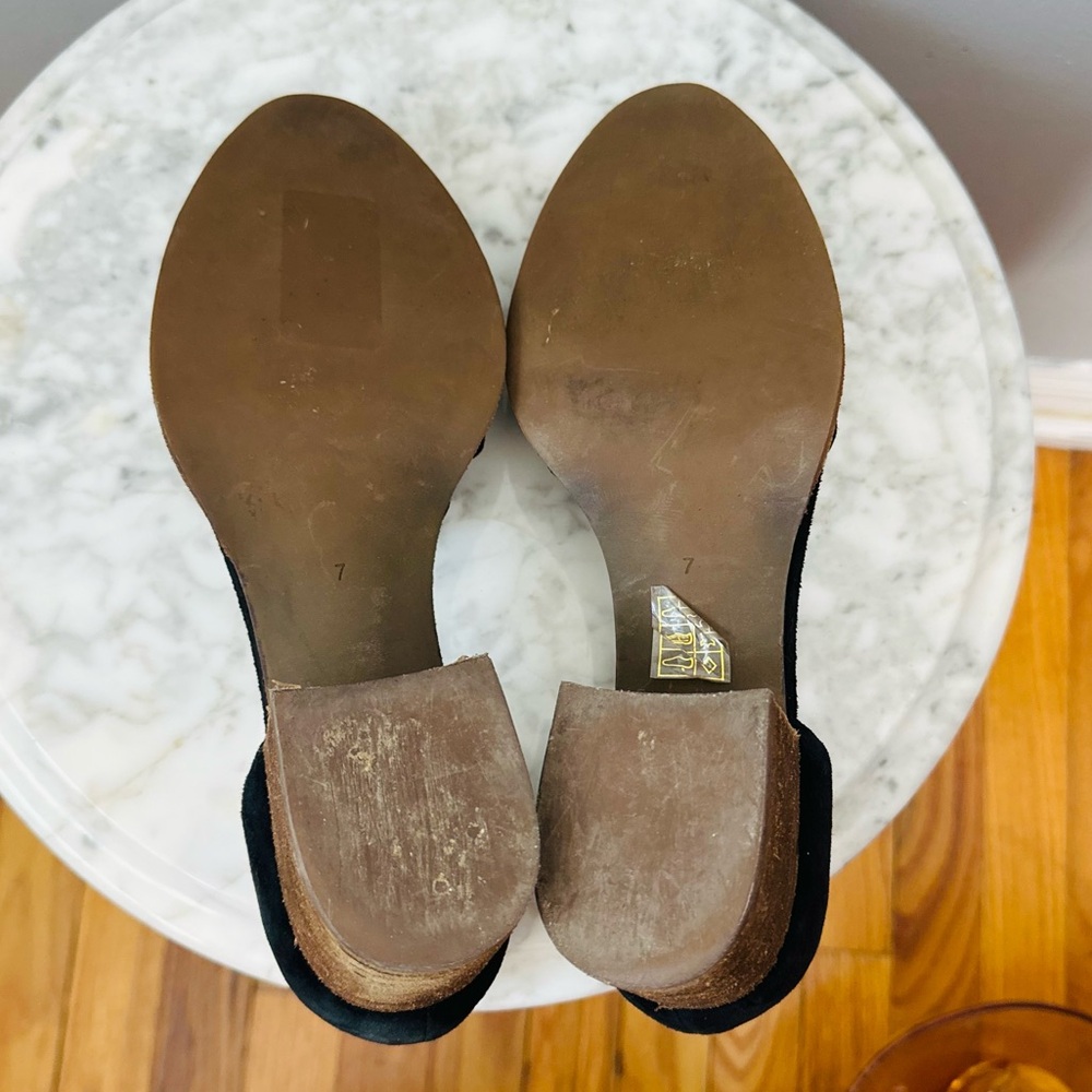 Jeffrey Campbell x Free People Charles Tassel Loafers Suede Slip-On Size 7 - Picture 8 of 12